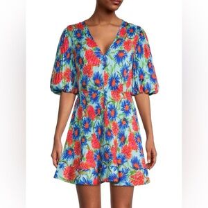 Milly printed mini dress
